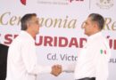 GOBERNADOR AMÉRICO VILLARREAL TOMA PROTESTA AL NUEVO SECRETARIO DE SEGURIDAD PÚBLICA DE TAMAULIPAS